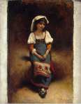 Bonnat Leon Joseph Florentin Italian Woman  - Hermitage